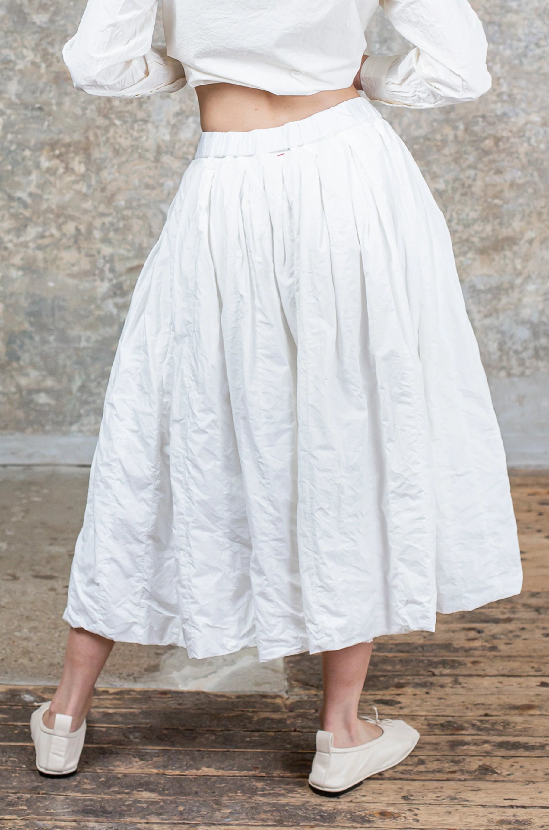 BANDE SKIRT - PAPER - WHITE
