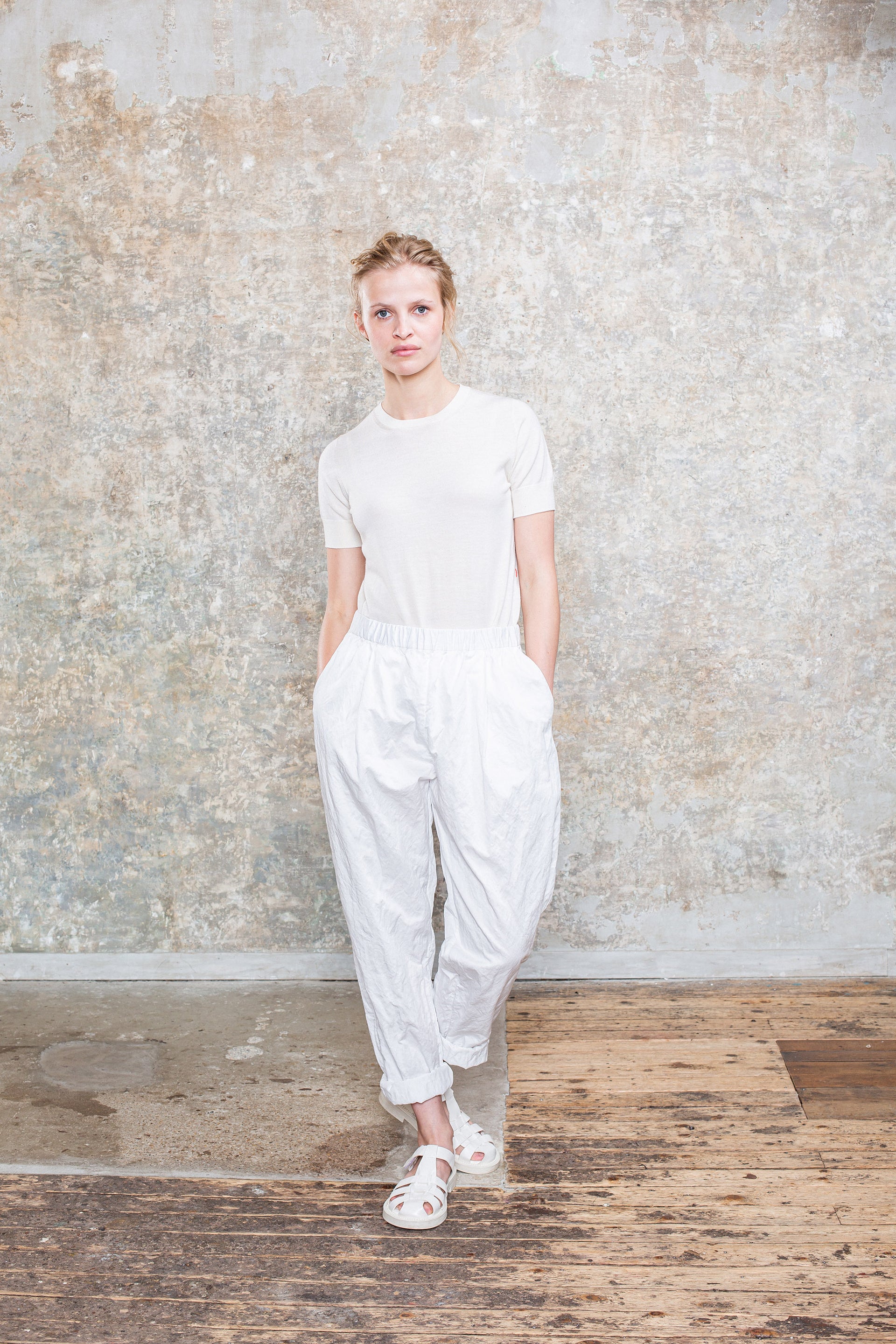 VERGER PANT-TWILL - WHITE