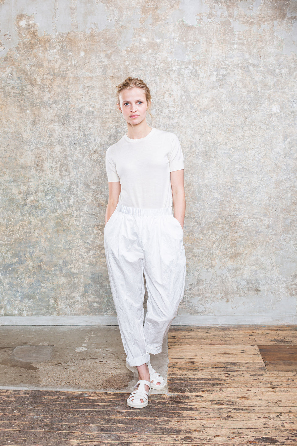 VERGER PANT-TWILL - WHITE