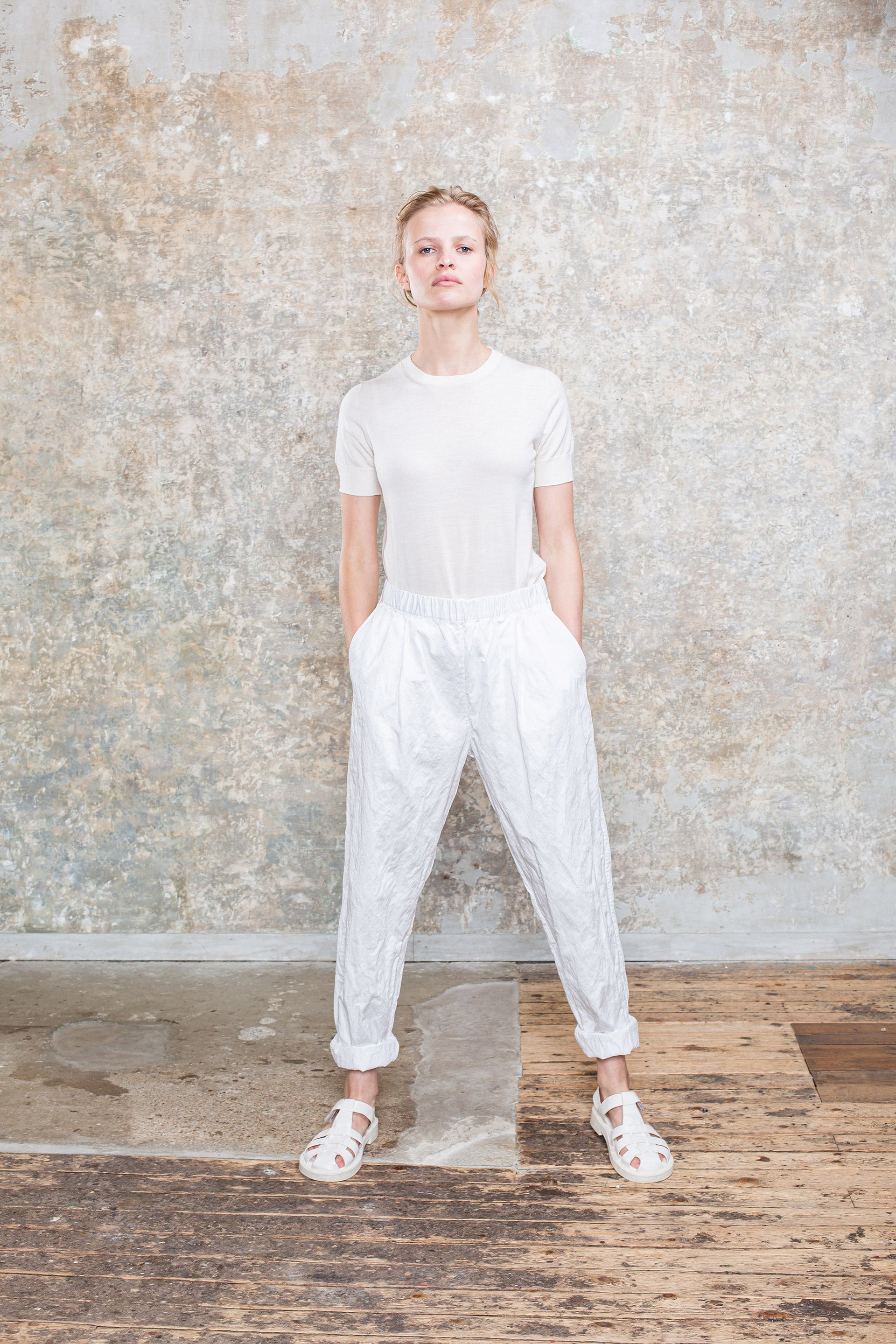 VERGER PANT-TWILL - WHITE