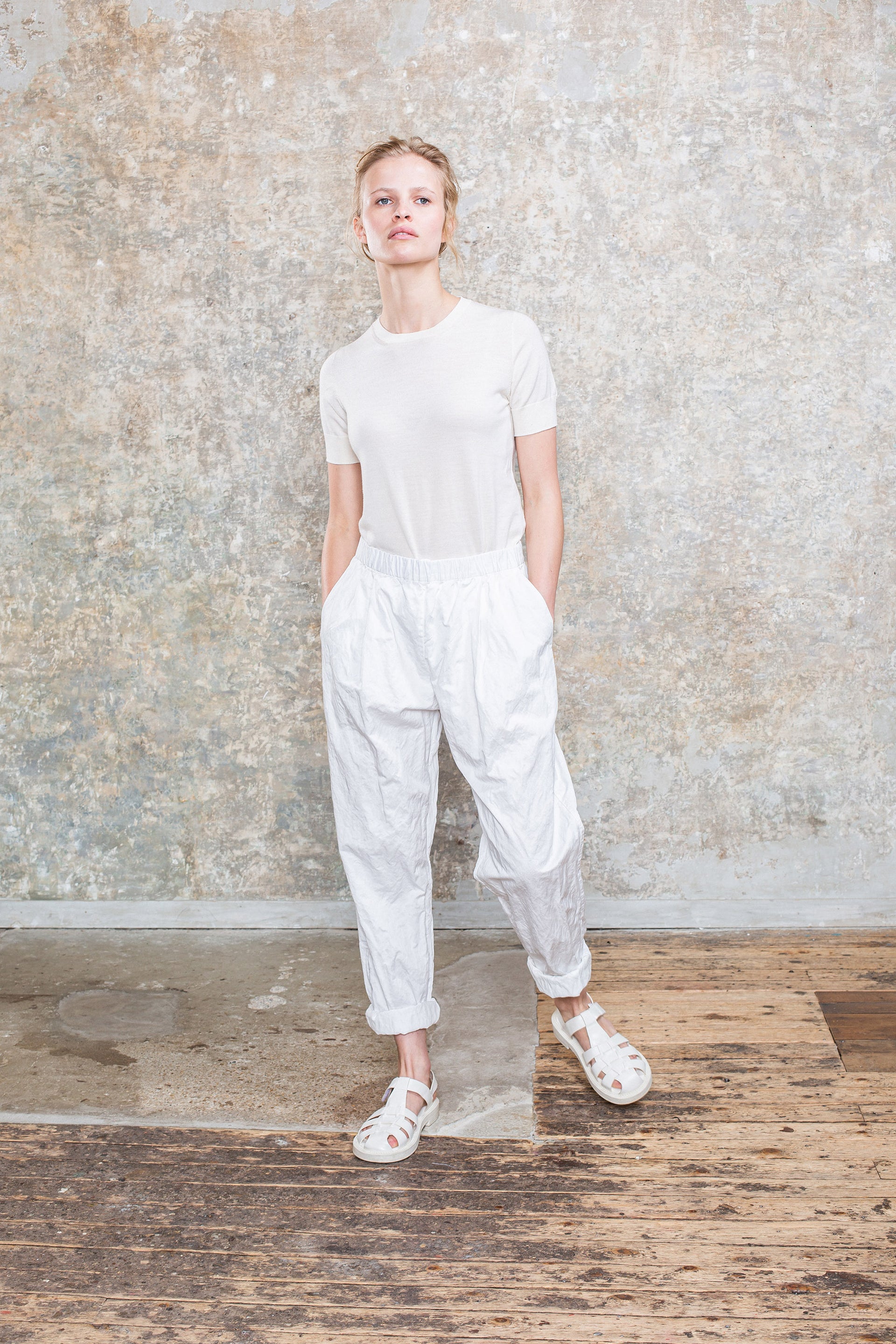 VERGER PANT-TWILL - WHITE