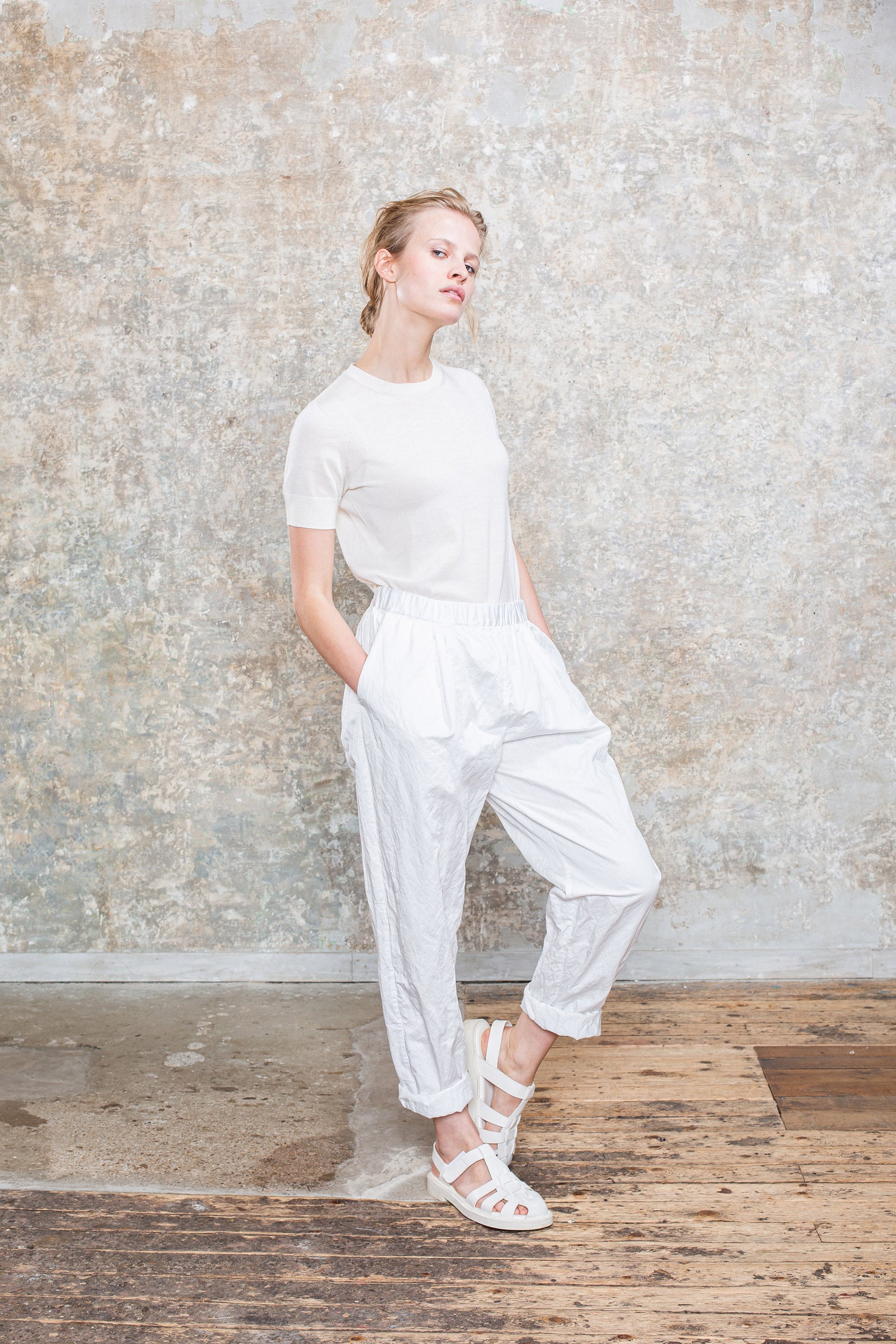 VERGER PANT-TWILL - WHITE