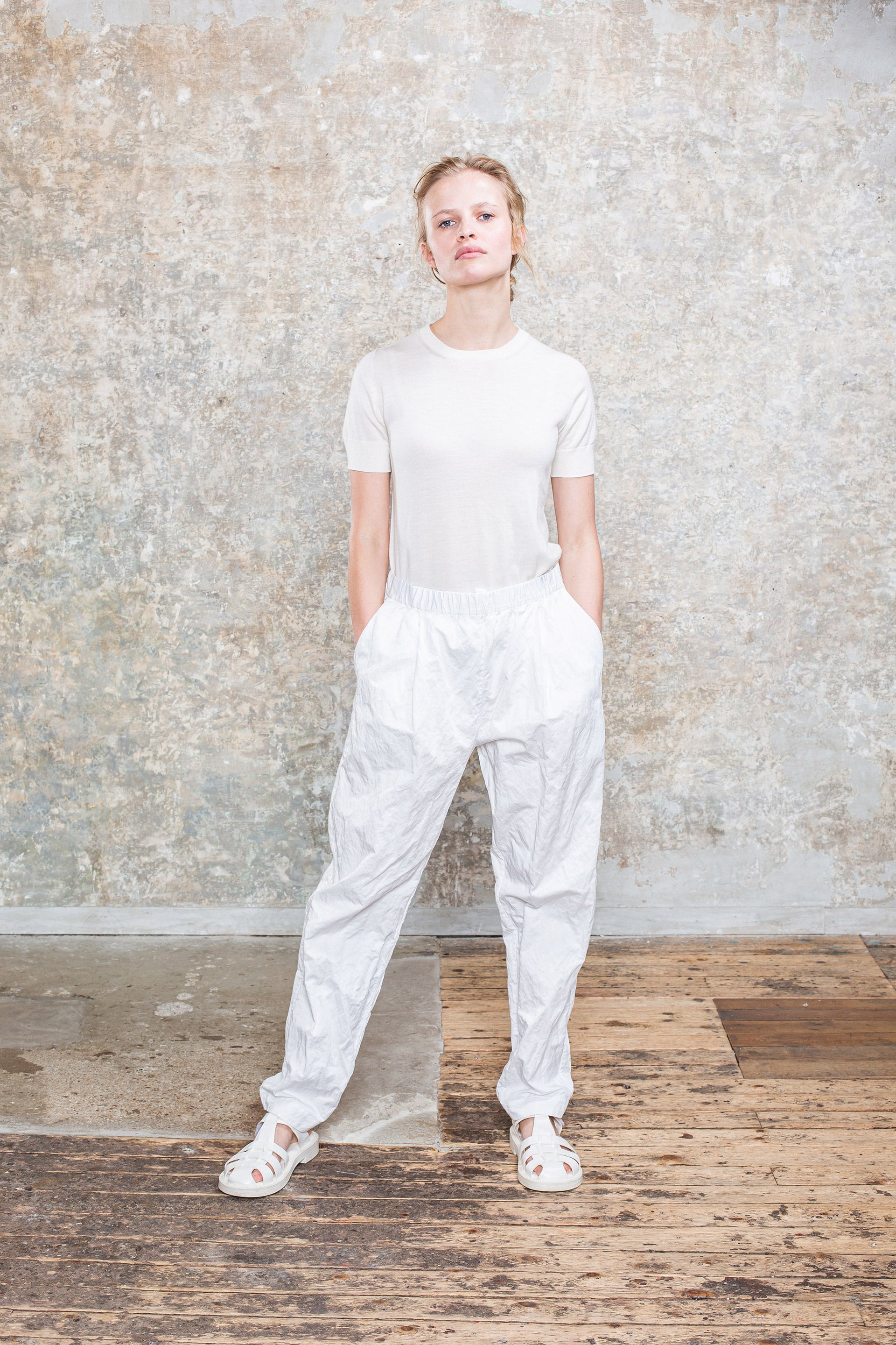 VERGER PANT-TWILL - WHITE