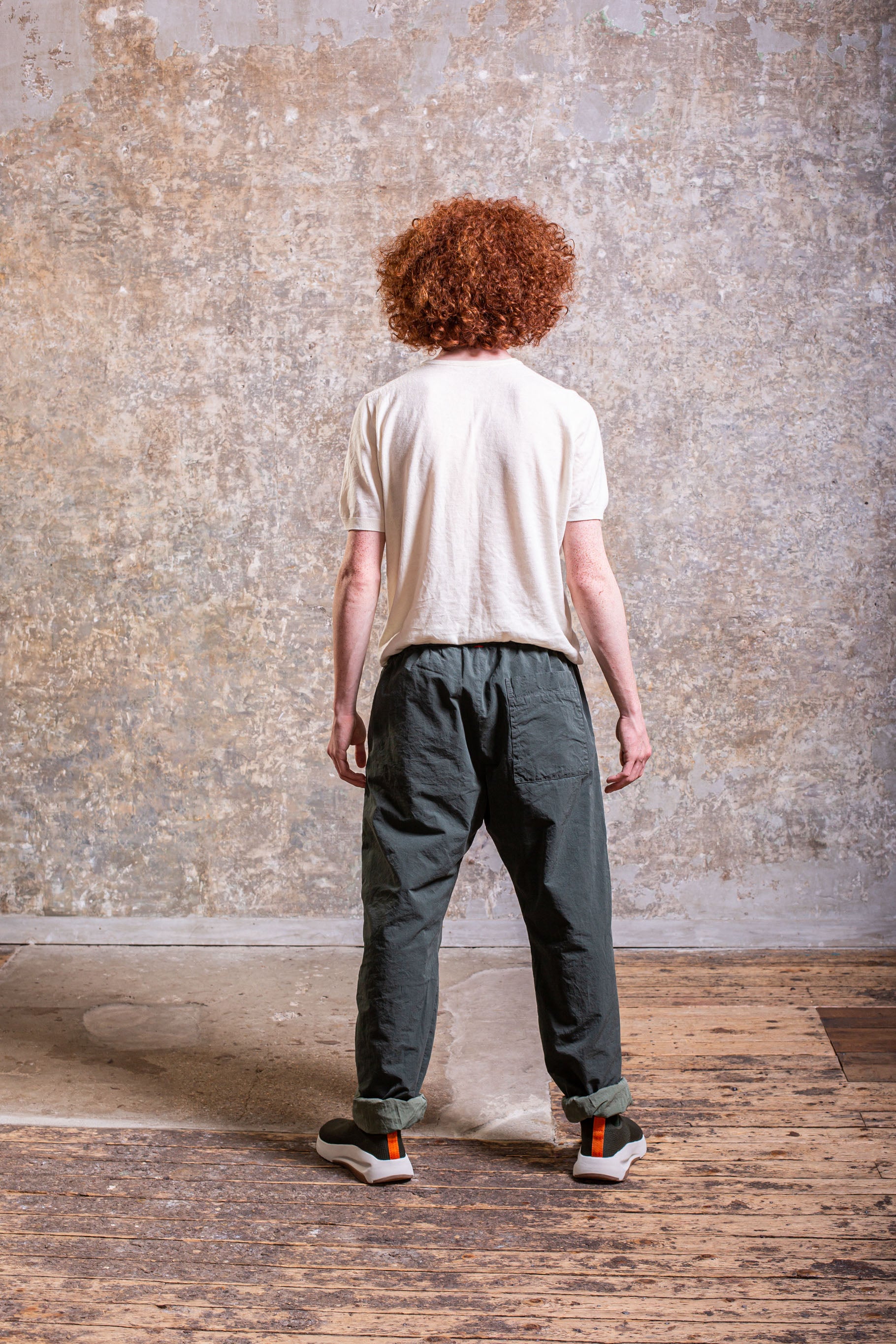 VERGER REVERSIBLE PANT - PAPER COT - KHAKI - LICHEN