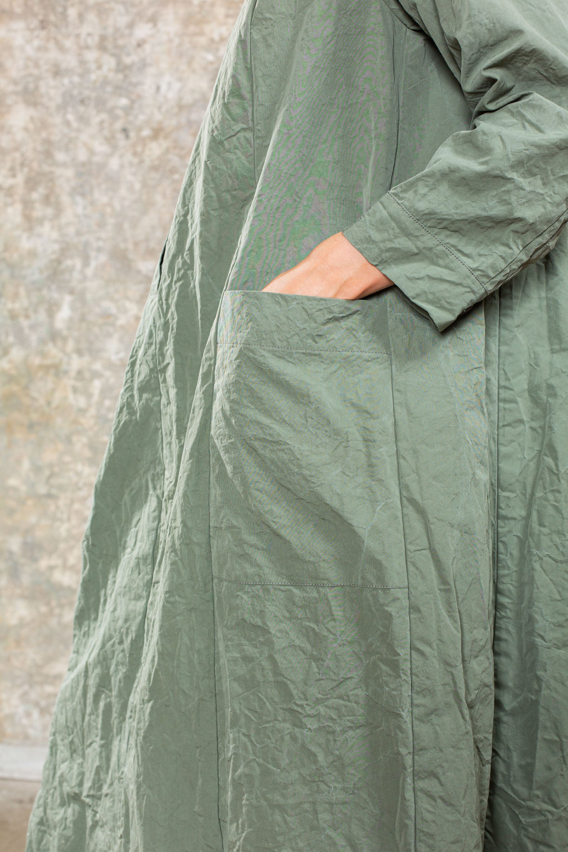 MOPED DRESS - TOUGH COT - LICHEN