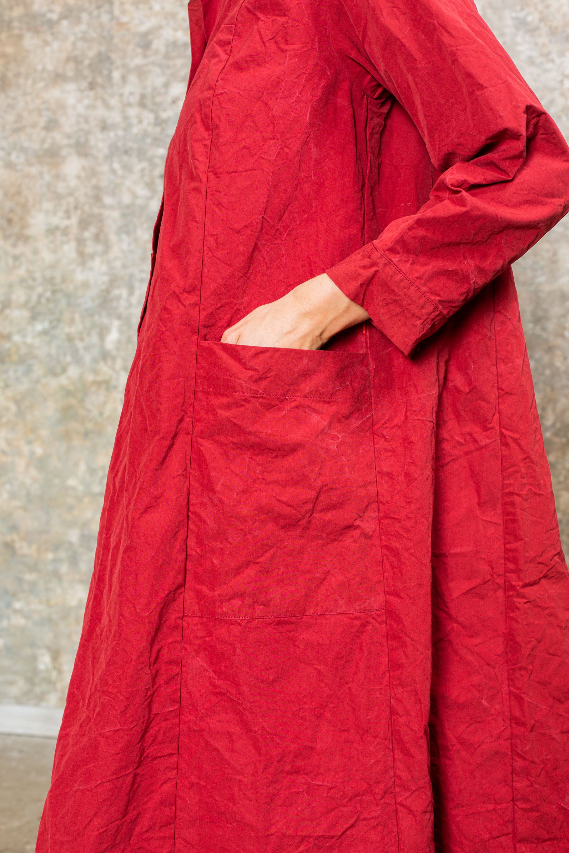 MOPED DRESS - TOUGH COT - RUST