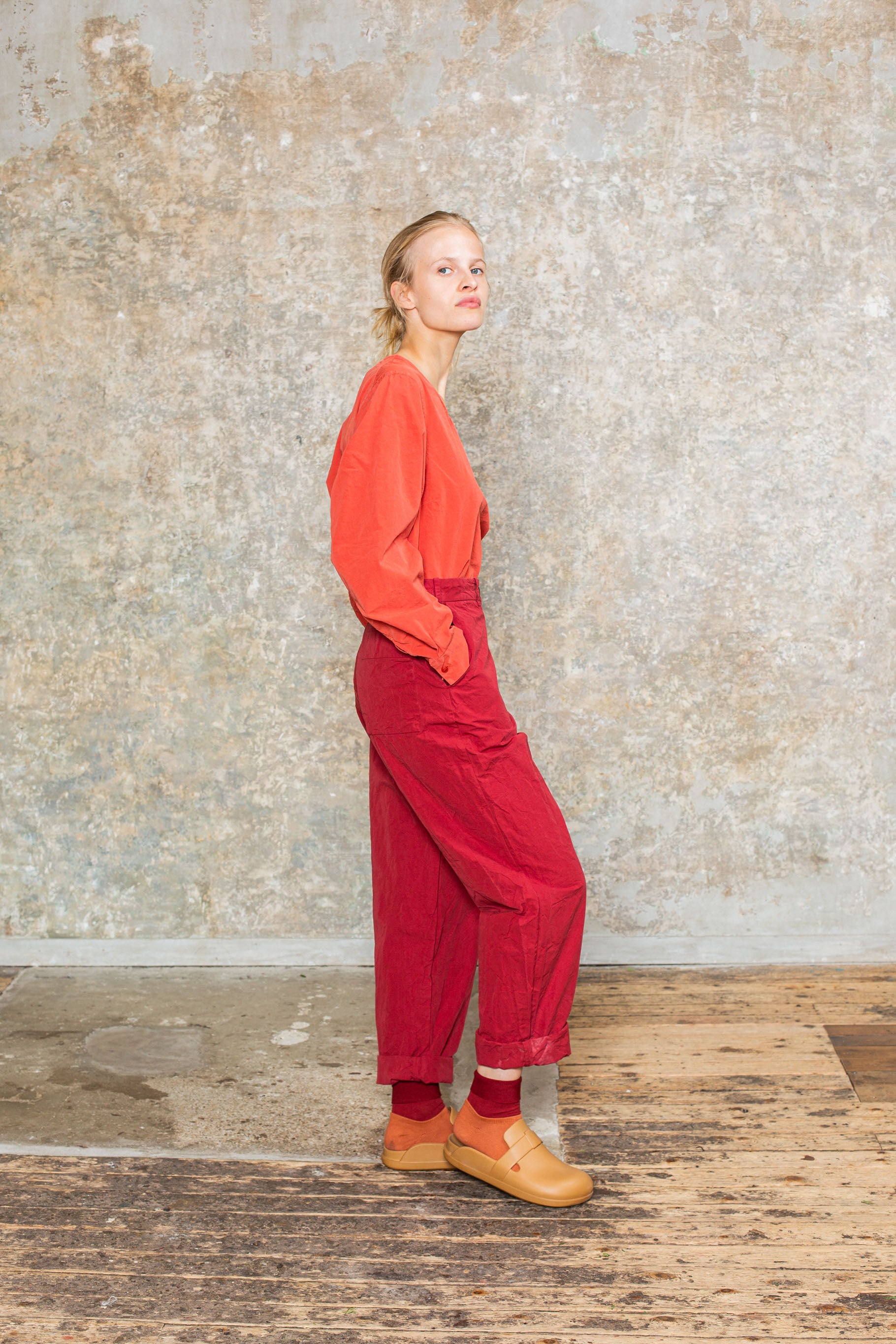BEE PANT - TOUGH COT - RUST