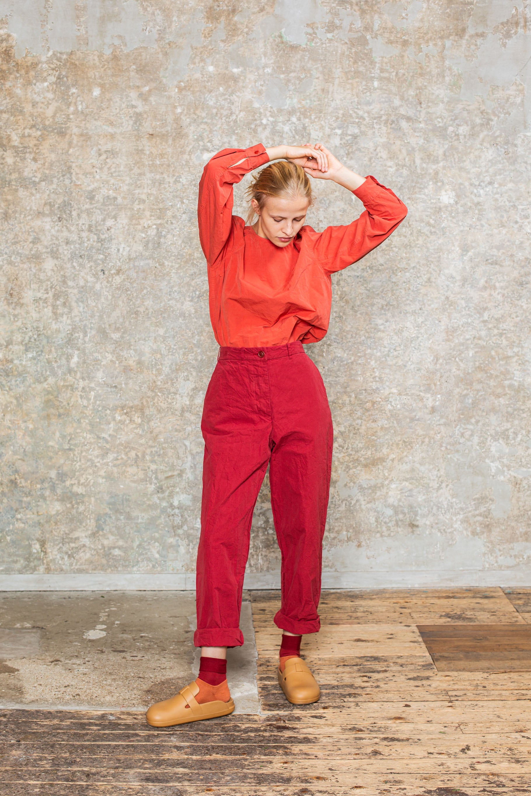 BEE PANT - TOUGH COT - RUST