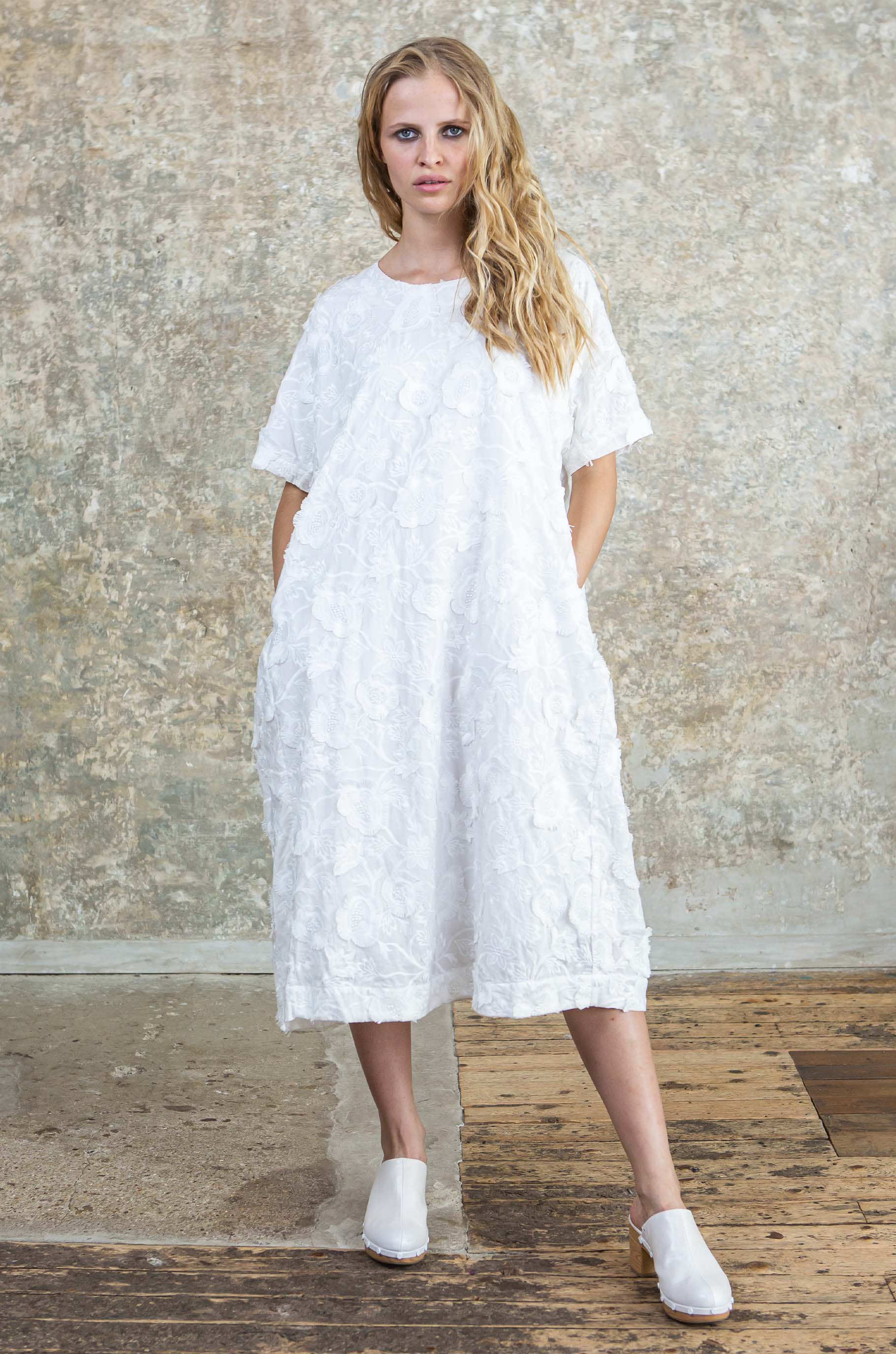 CAMISOLE DRESS - STIB - WHITE