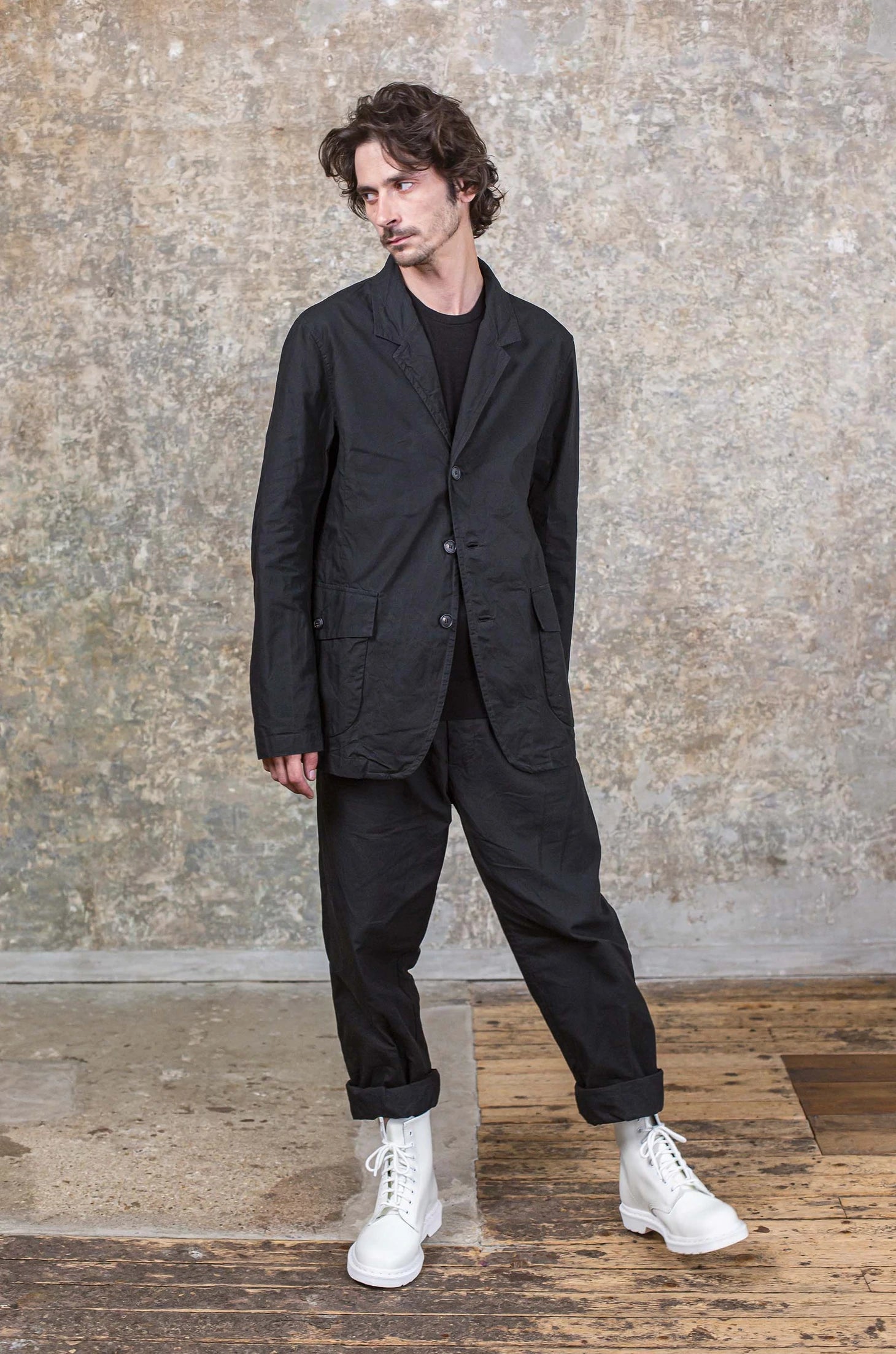 ORANGE JACKET - LIGHT WAX - BLACK