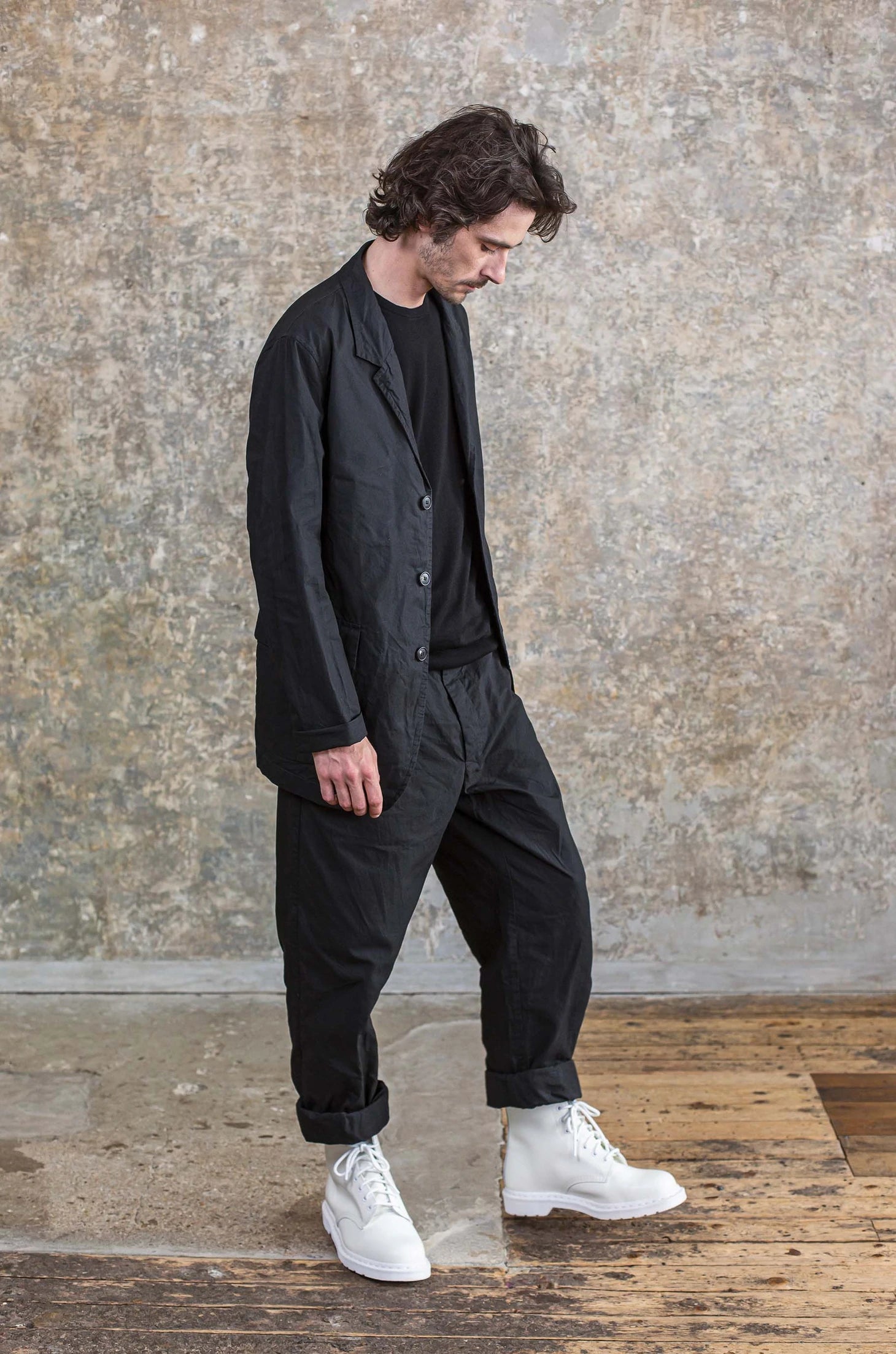 ORANGE JACKET - LIGHT WAX - BLACK