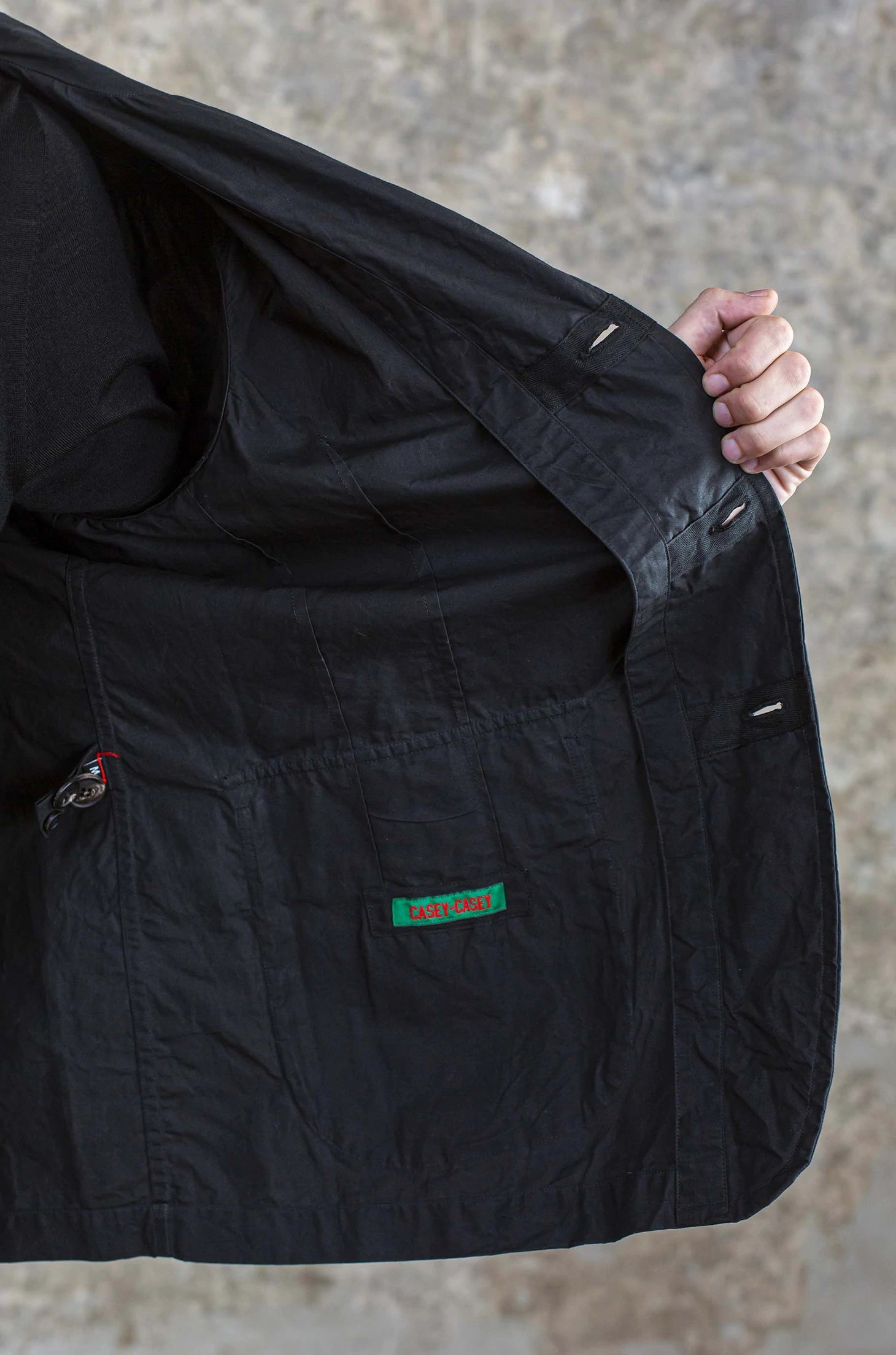 ORANGE JACKET - LIGHT WAX - BLACK