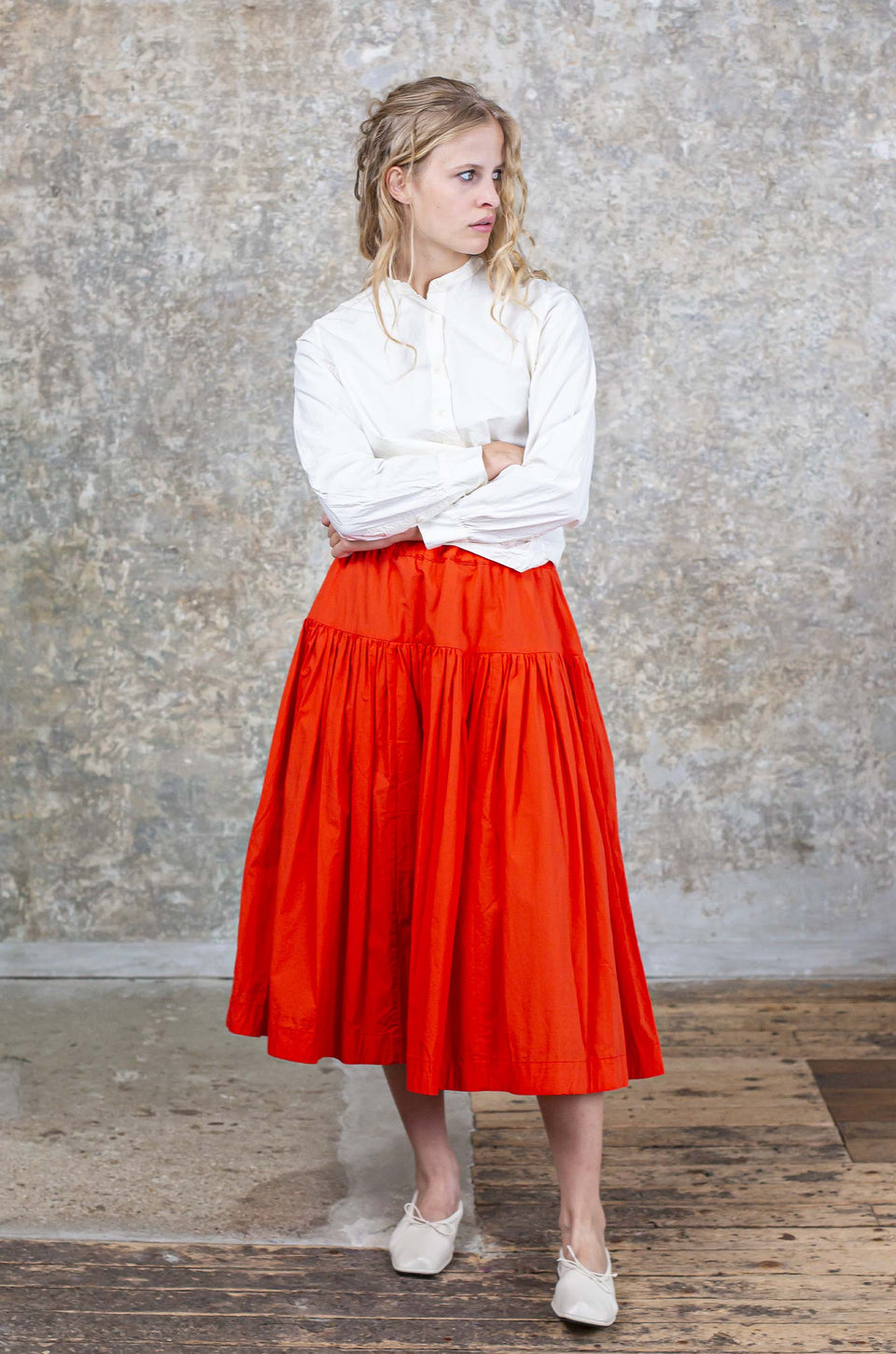 UPUP SKIRT - TATA - ORANGE