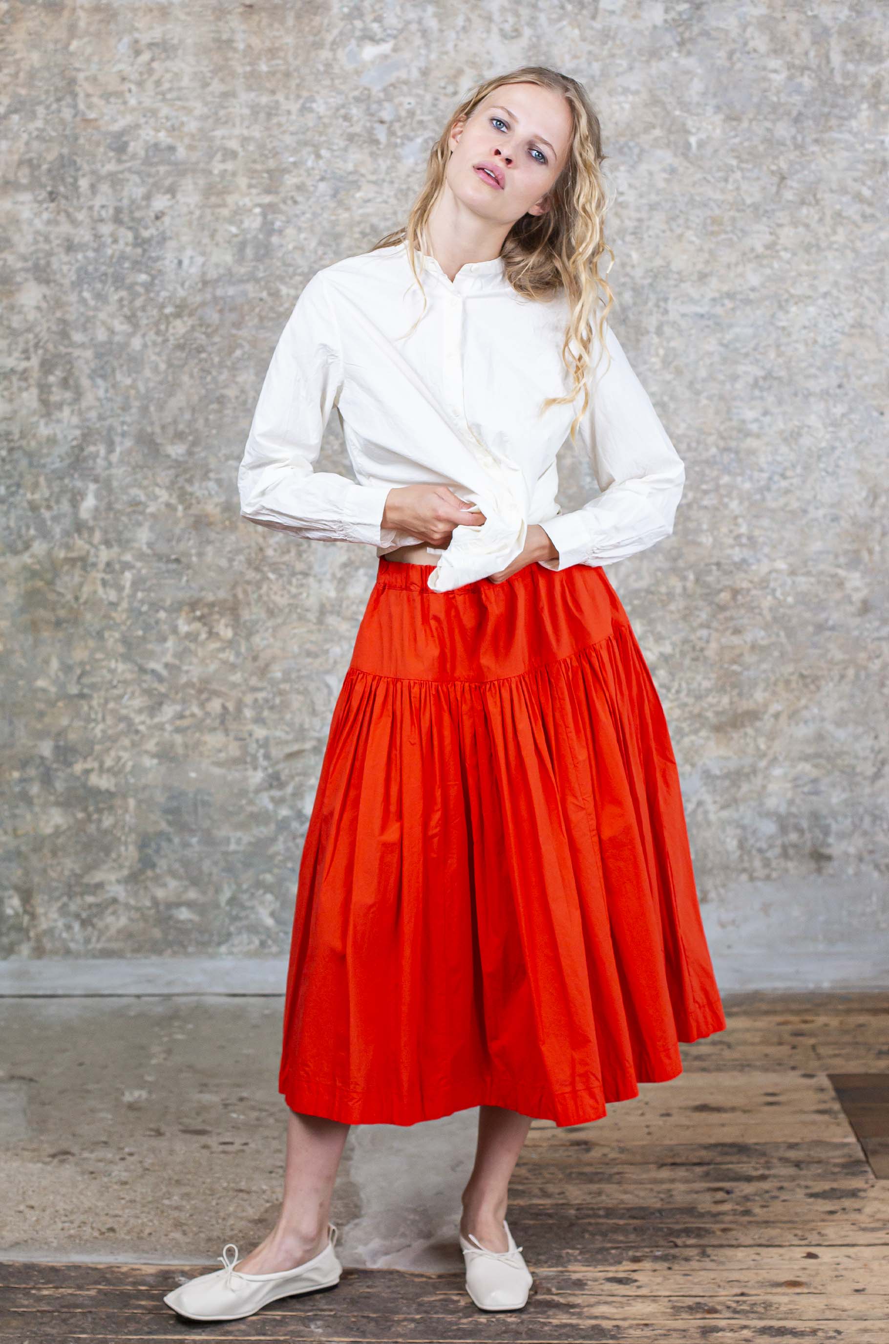 UPUP SKIRT - TATA - ORANGE