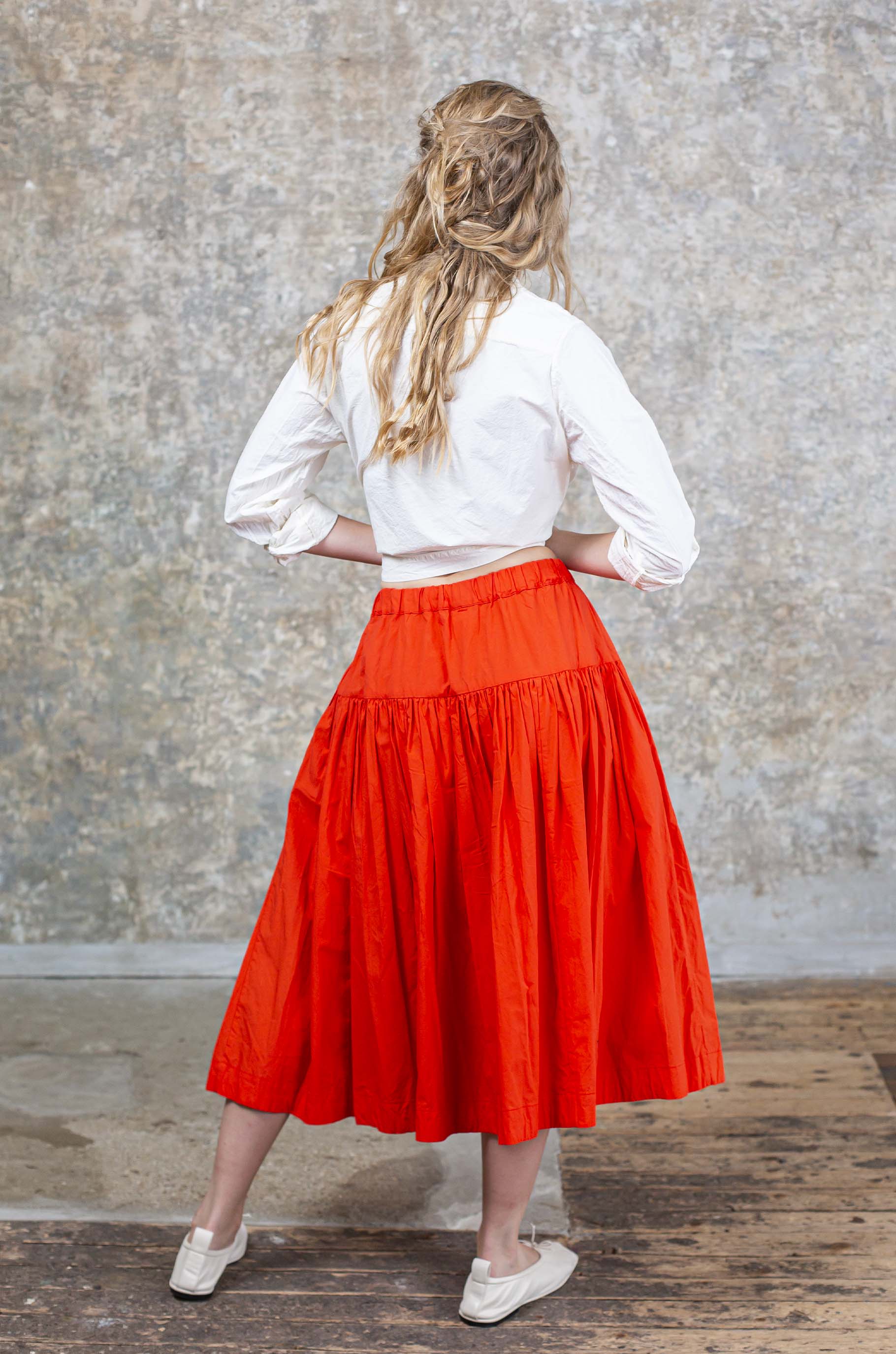 UPUP SKIRT - TATA - ORANGE